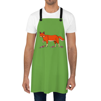 Foxy green apron